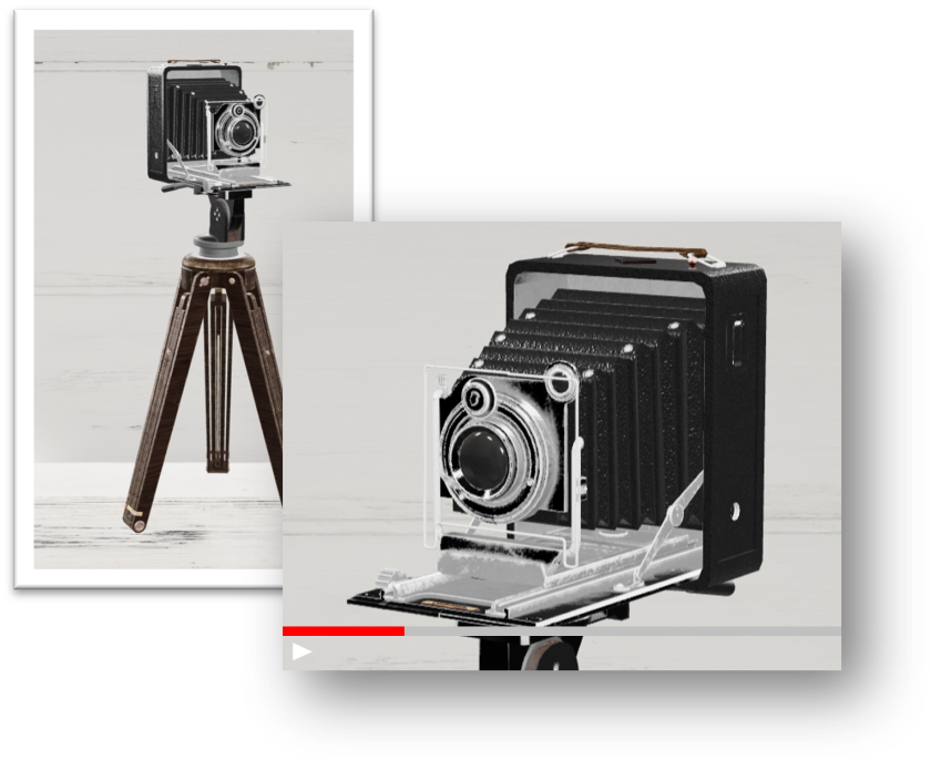 従来の画像・動画を使ったWeb展開